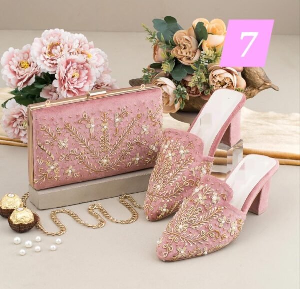 Handwork Shoes & Clutch Combo. - Image 9
