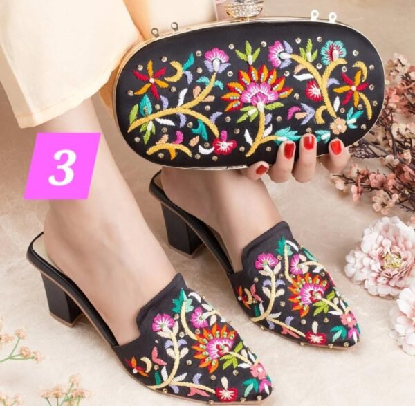 Handwork Shoes & Clutch Combo. - Image 5