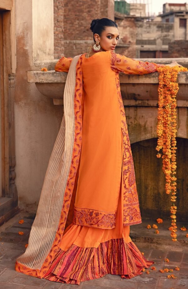 Maryum n Maria Stitched Luxury Formal - Flame (MS23-541) - Image 5