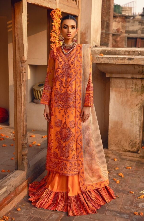 Maryum n Maria Stitched Luxury Formal - Flame (MS23-541)