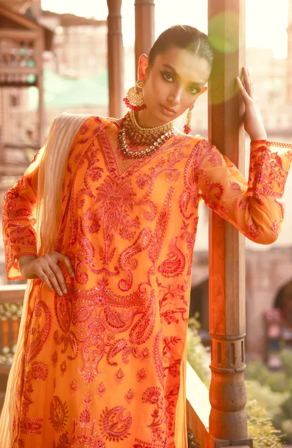 Maryum n Maria Stitched Luxury Formal - Flame (MS23-541) - Image 3