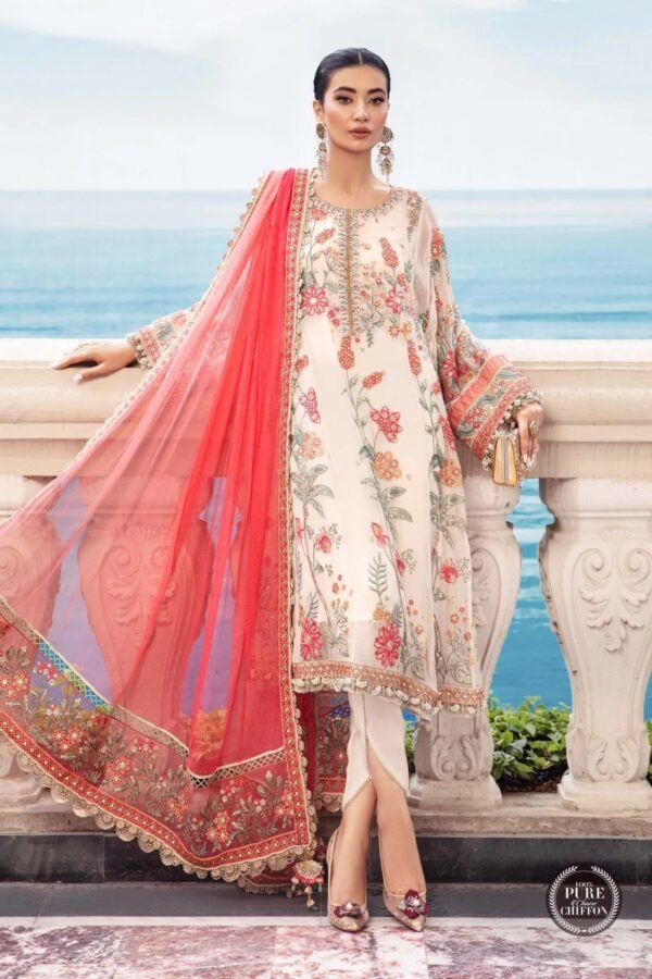 MARIA.B MPC-23-106B Cloud White Floral