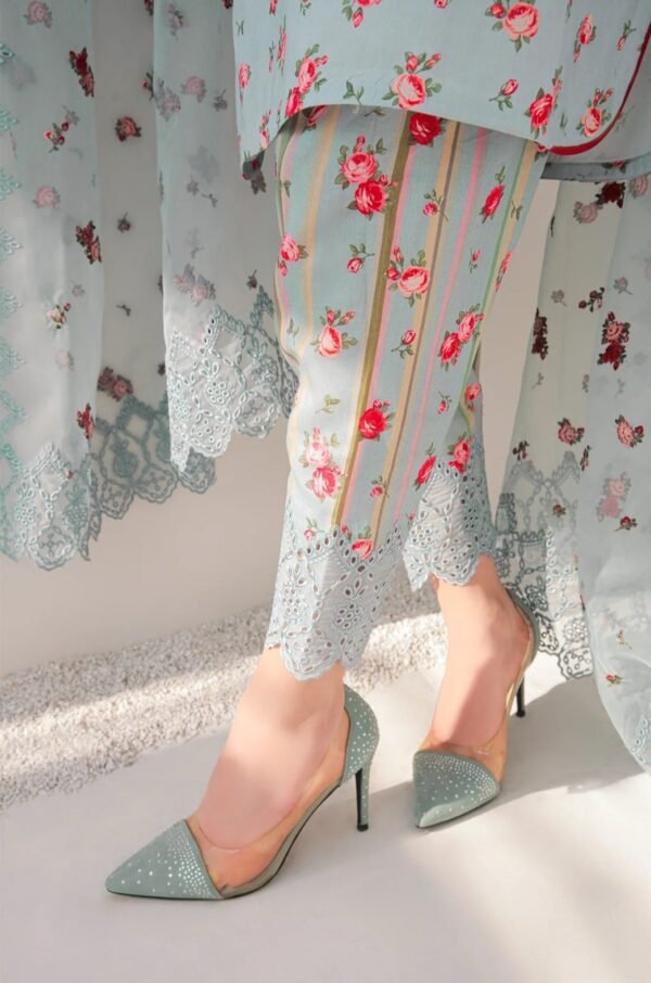 BAROQUE 3PC STITCHED PRINTED LAWN - Image 3