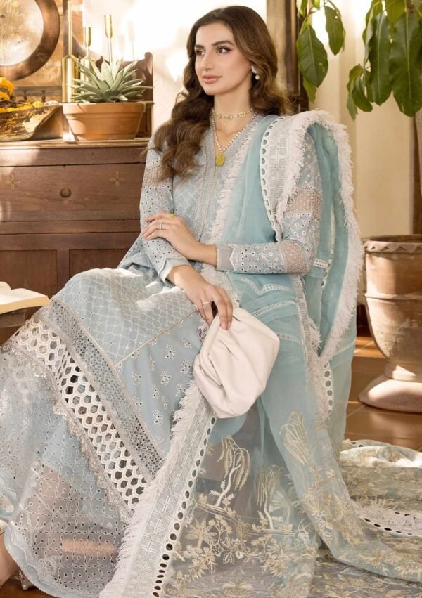 M&M Stitched Chikan Kari - Iced Aqua (MLRD-073) - Image 2