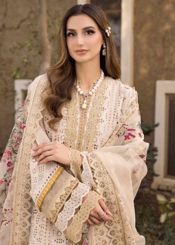 M&M Stitched Chikan Kari - Golden Mist (MLRD-072) - Image 2
