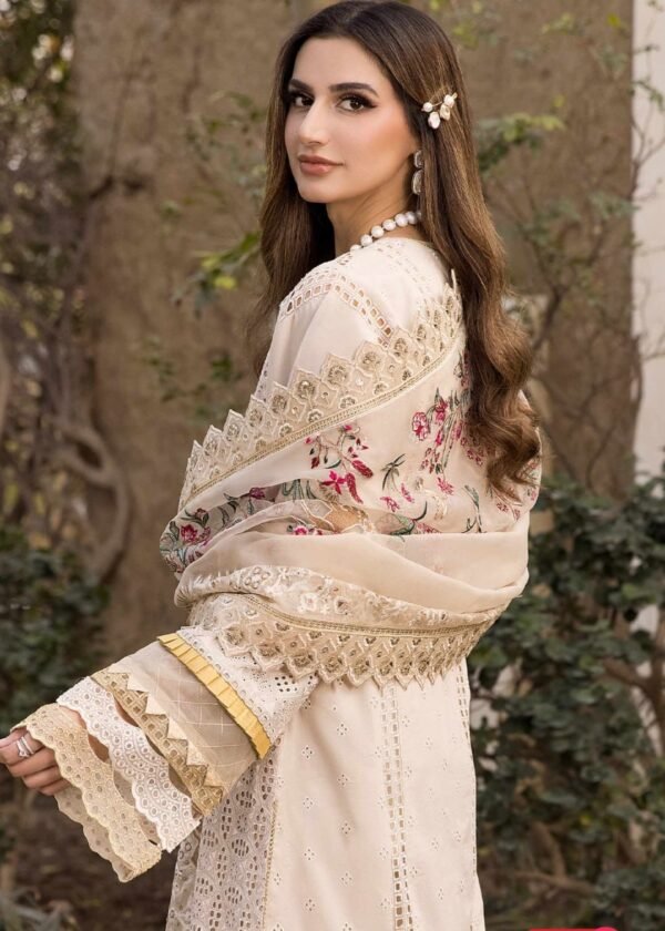 M&M Stitched Chikan Kari - Golden Mist (MLRD-072) - Image 4