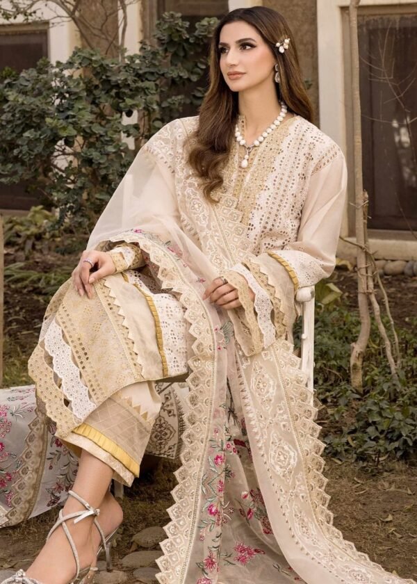 M&M Stitched Chikan Kari - Golden Mist (MLRD-072) - Image 5