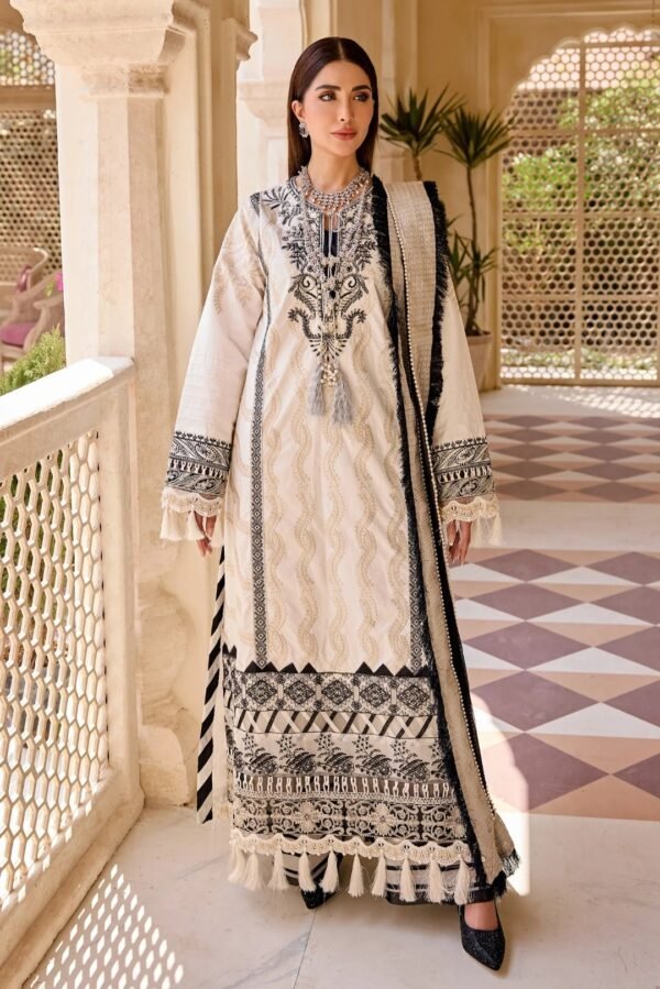 MNM Stitched Luxury Lawn - Vex (MLFD-086)