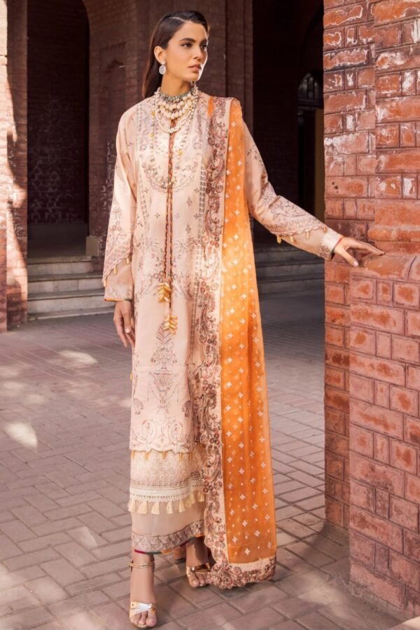 MNM Stitched Formal Dress - Marzipan (MLFD-081)