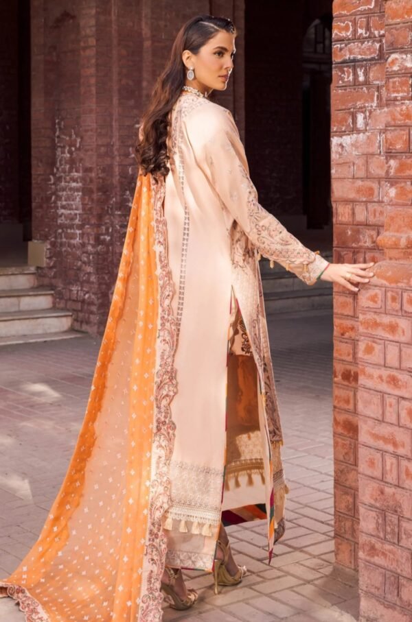 MNM Stitched Formal Dress - Marzipan (MLFD-081) - Image 3