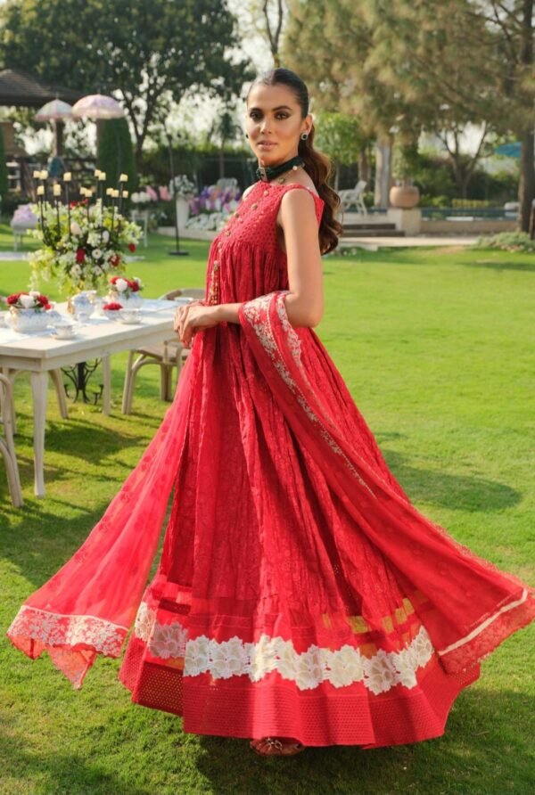 MNM Stitched Lawn - Eclipse Rose (MLFF-031)