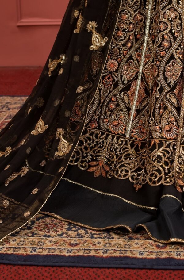 MNM Stitched Mohagney Collection Bridal Lehenga - Shama (FFF-0010) - Image 4