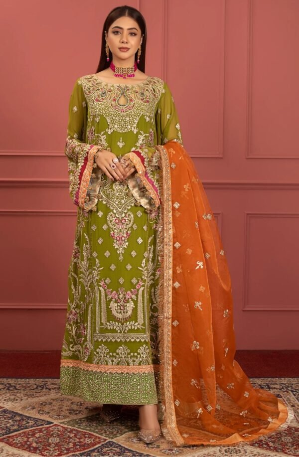 MNM Stitched Mohagney Collection Formal Dress - Irum (FFD-0101)