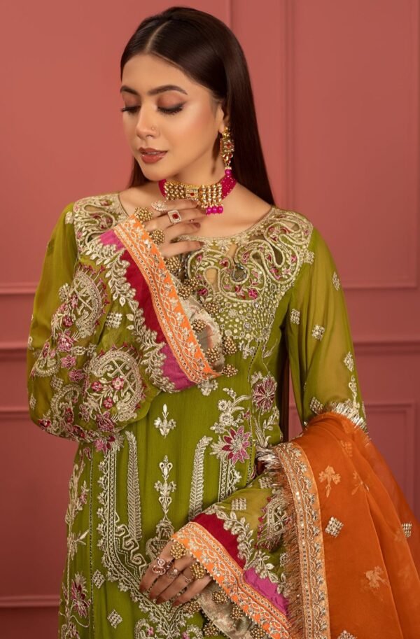 MNM Stitched Mohagney Collection Formal Dress - Irum (FFD-0101) - Image 2