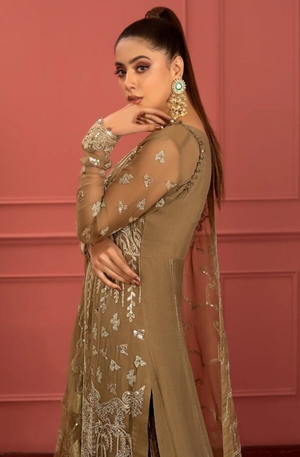 MNM Stitched Mohagney Collection Formal Dress - Ameera (FFG-0019) - Image 2