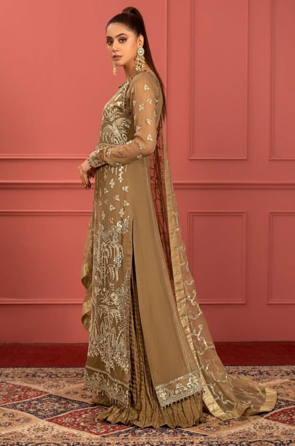 MNM Stitched Mohagney Collection Formal Dress - Ameera (FFG-0019) - Image 4
