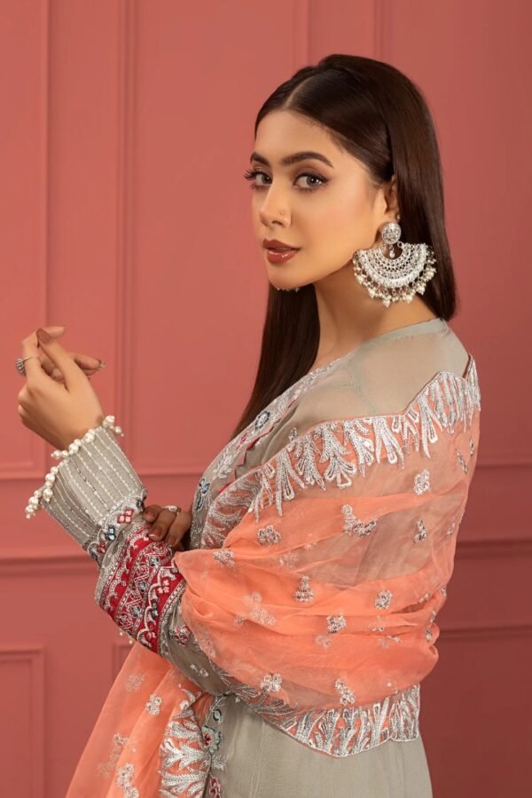 MNM Stitched Mohagney Collection Formal Dress - Aveena (FFD-0105) - Image 3