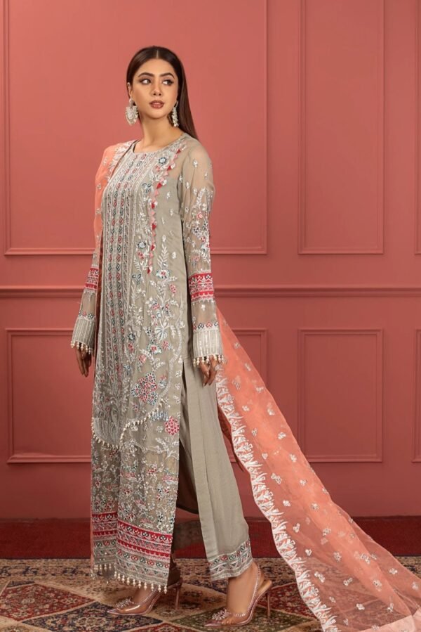 MNM Stitched Mohagney Collection Formal Dress - Aveena (FFD-0105) - Image 4
