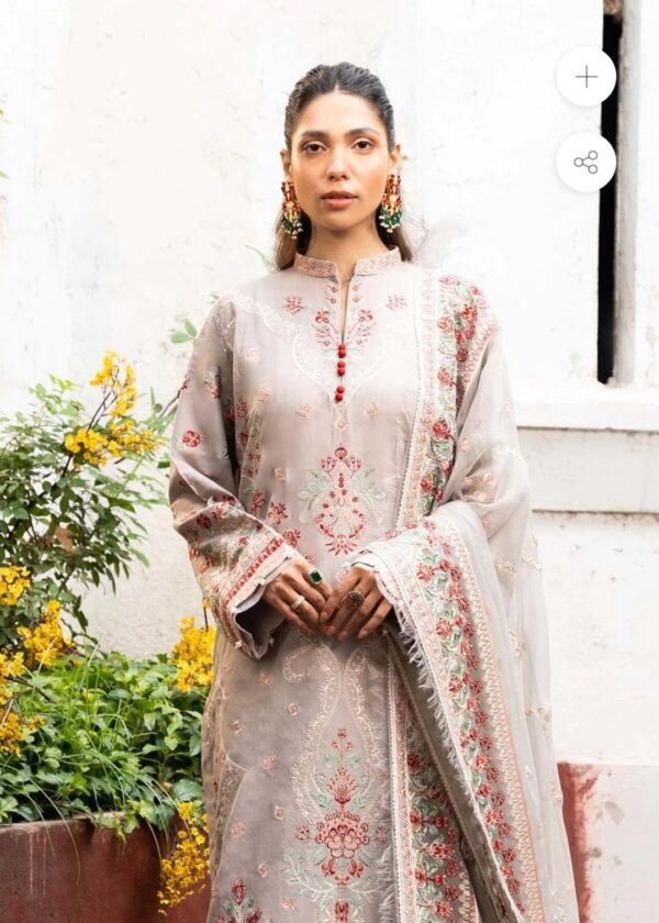 AIKATELIER 3PC STITCHED LAWN '23 VOL. 1 - LOOK 05 - Image 3