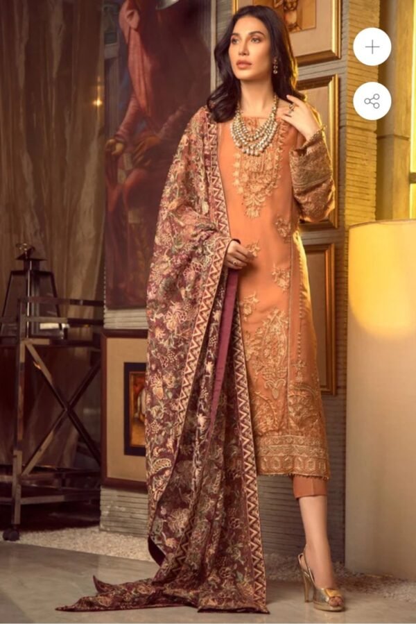 AIKATELIER 3PC STITCHED GHAZAL