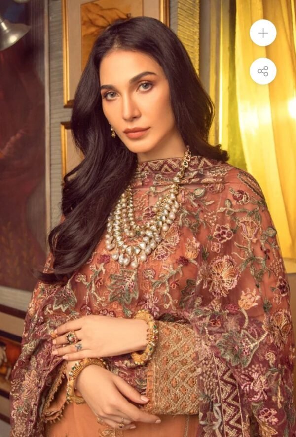 AIKATELIER 3PC STITCHED GHAZAL - Image 2