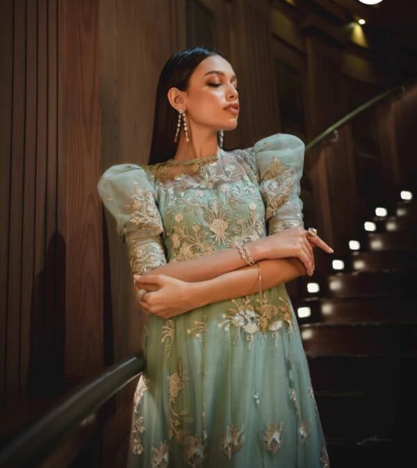 AIKATELIER 3PC STITCHED WEDDING FESTIVE '21 - LOOK 03 - Image 3