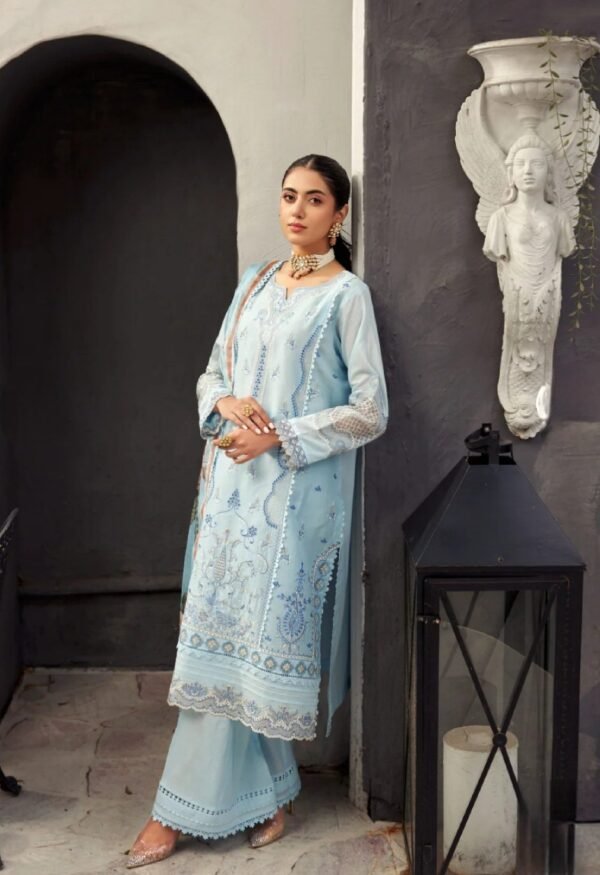 Noor By Saadia Asad Luxury Pret D1- 3 Piece - Image 3