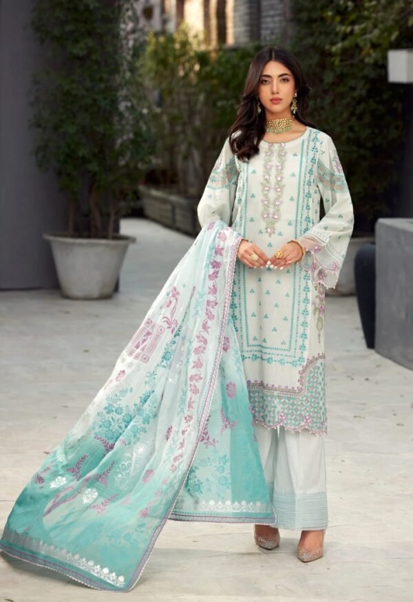 Noor By Saadia Asad Luxury Pret ELP-D5--3-Piece-Aqua
