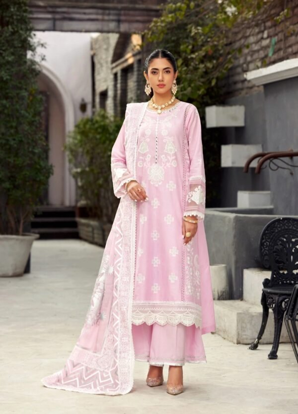 Noor By Saadia Asad Luxury Pret ELP-D6--3-Piece-Pink