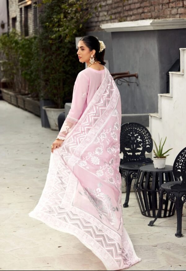 Noor By Saadia Asad Luxury Pret ELP-D6--3-Piece-Pink - Image 3