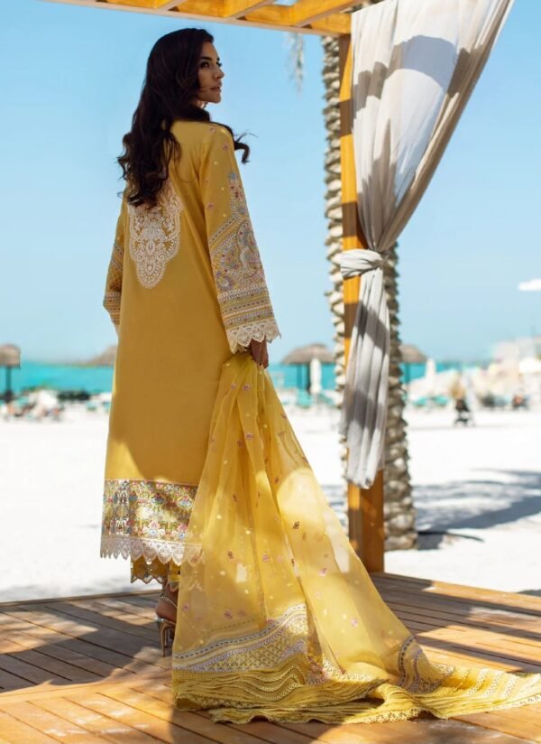Kanwal Malik Amber 3PC Stitched Lawn Suit - Image 4
