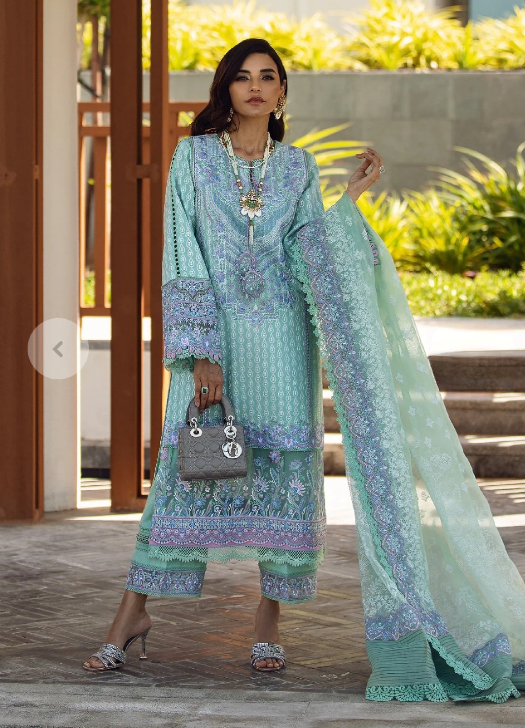 Kanwal Malik FLORA 3PC Stitched Lawn Suit