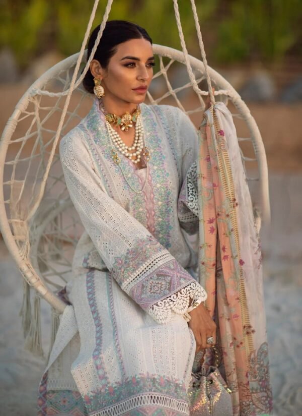 Kanwal Malik TULIP 3PC Stitched Lawn Suit - Image 2