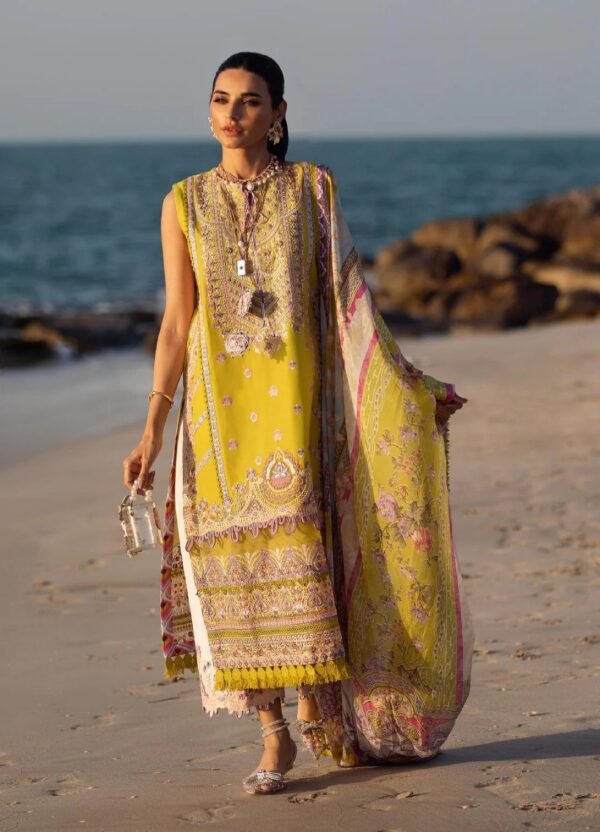 Kanwal Malik ZINNIA 3PC Stitched Lawn Suit