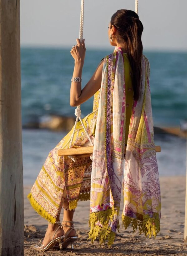 Kanwal Malik ZINNIA 3PC Stitched Lawn Suit - Image 4