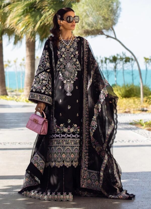 Kanwal Malik JULIA 3PC Stitched Lawn Suit - Image 3