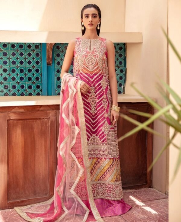 MNM Stitched Formal Dress - Orchid Petal (FH-01)