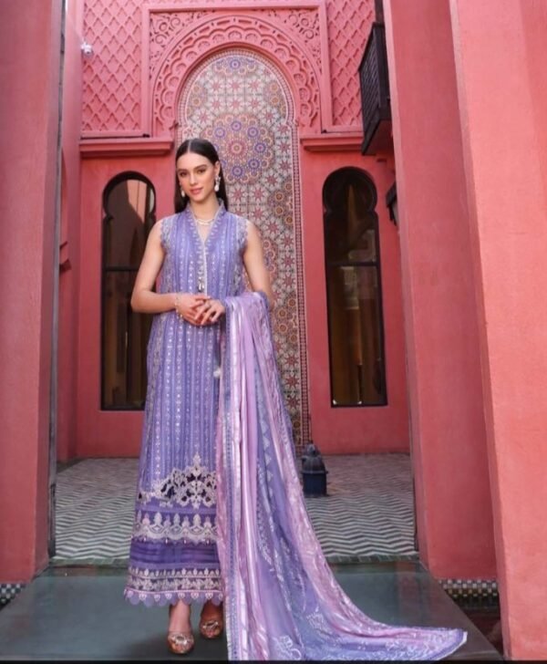 Noor Luxury Chikankari Lawn stitched NLCL23-D11-A