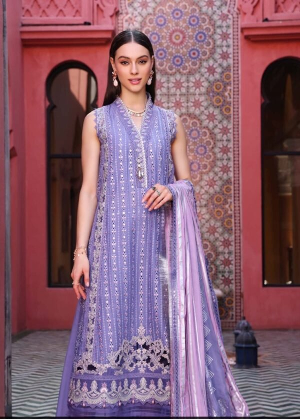 Noor Luxury Chikankari Lawn stitched NLCL23-D11-A - Image 2