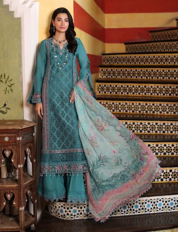 Noor Luxury Chikankari Lawn stitched NLCL23-D2-B