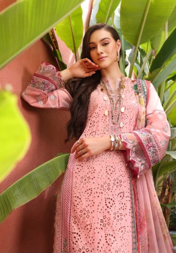 Noor Luxury Chikankari Lawn stitched NLCL23-D8-B - Image 3