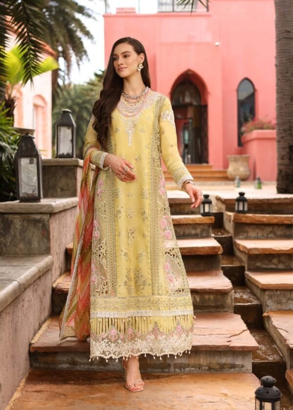 Noor Luxury Chikankari Lawn stitched NLCL23-D9-A