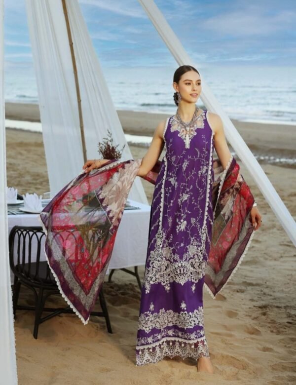 Noor Luxury Chikankari Lawn stitched NLCL23-D10-A