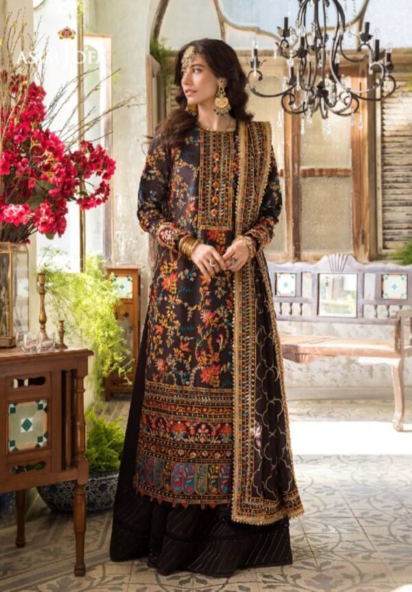Asim Jofa Stitched Luxury Lawn AJLR-01