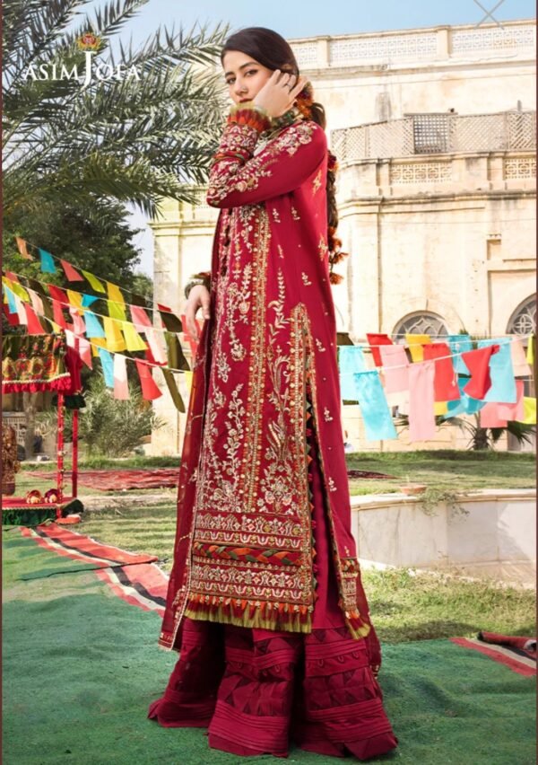 Asim Jofa Stitched Luxury Lawn AJLR-04 - Image 3