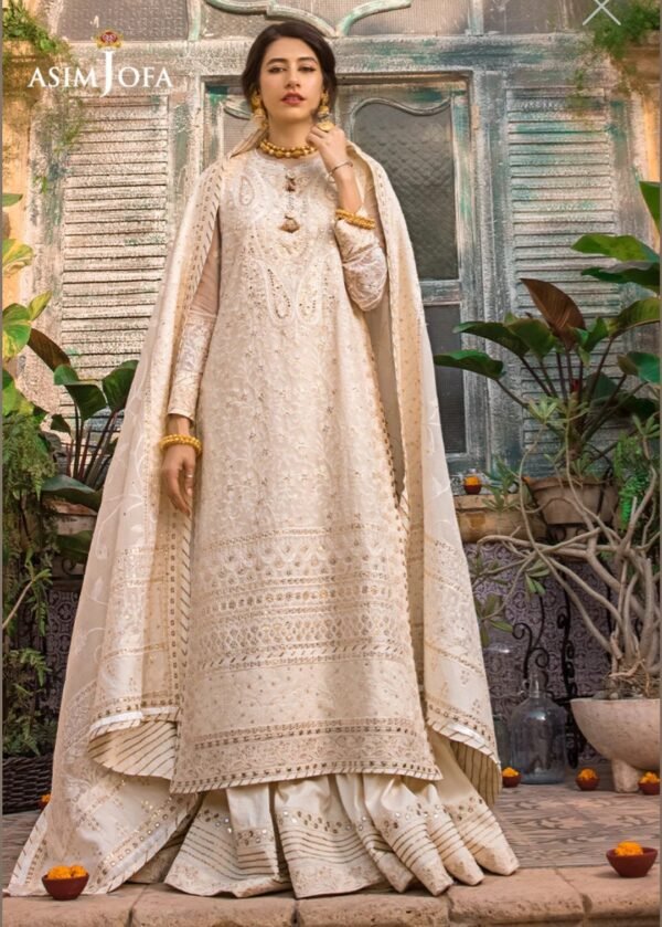 Asim Jofa Stitched Luxury Lawn AJLR-07 - Image 3