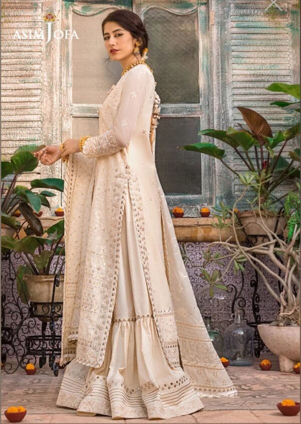 Asim Jofa Stitched Luxury Lawn AJLR-07 - Image 4