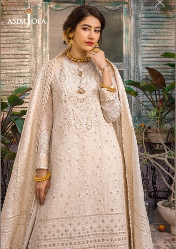 Asim Jofa Stitched Luxury Lawn AJLR-07 - Image 5