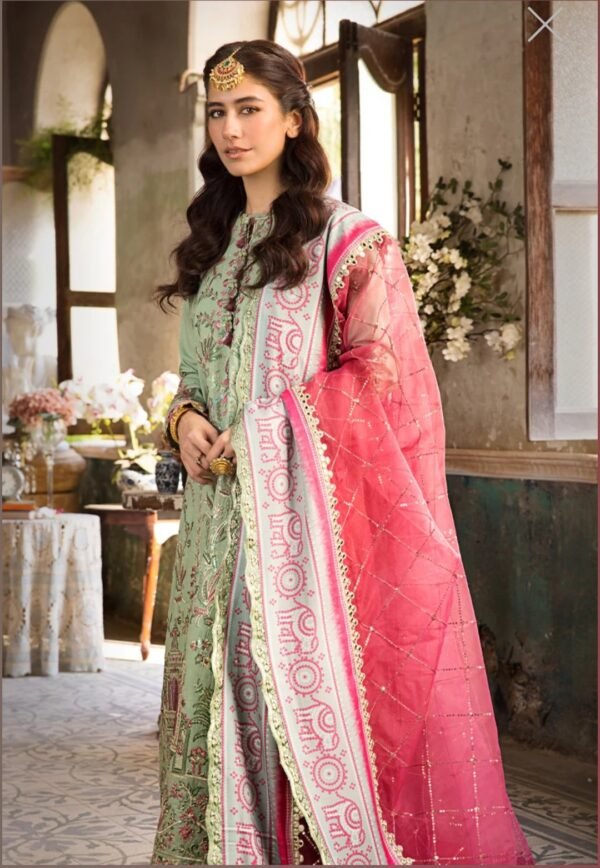Asim Jofa Stitched Luxury Lawn AJLR-10 - Image 2