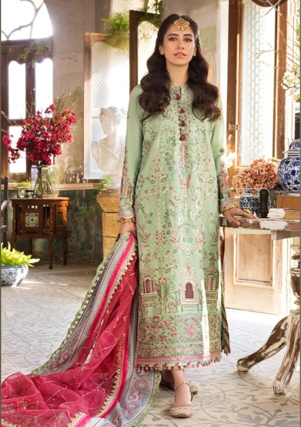 Asim Jofa Stitched Luxury Lawn AJLR-10 - Image 3